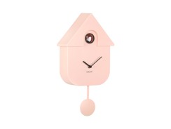 KA5768LP  Pink Wall Clock Modern Cuckoo